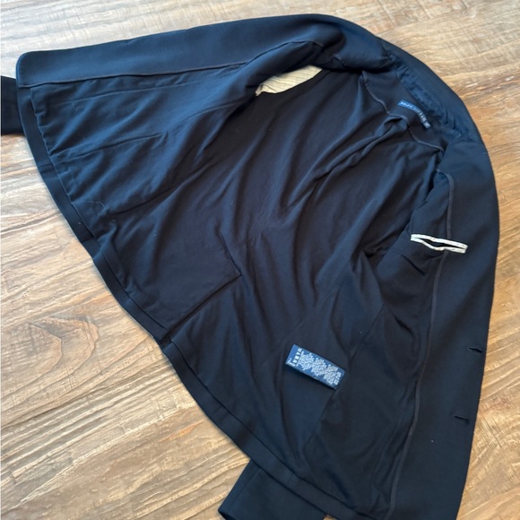 Ralph Lauren Navy Blue RLC Crest Iconic Sweater Knit Jacket Blazer S / Small - Picture 6 of 7